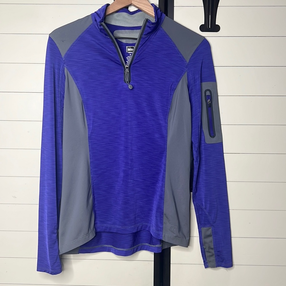 REI 1/4 zip pullover top Medium